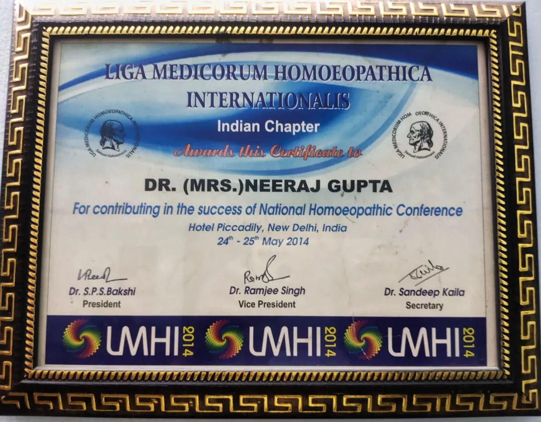LMHI Indian Chapter — National Homoeopathic Conference (2014)