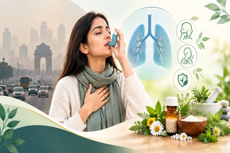 Asthma and Bronchitis in Delhi's Polluted Air: Natural Homeopathic Relief for Respiratory Health