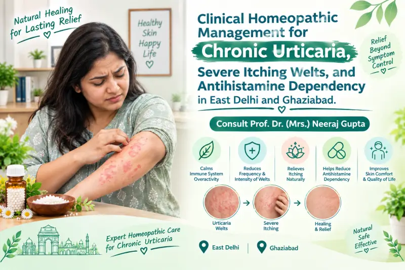 Chronic Urticaria & Hives: Overcoming Recurrent Allergic Flares with Homeopathy in Delhi NCR