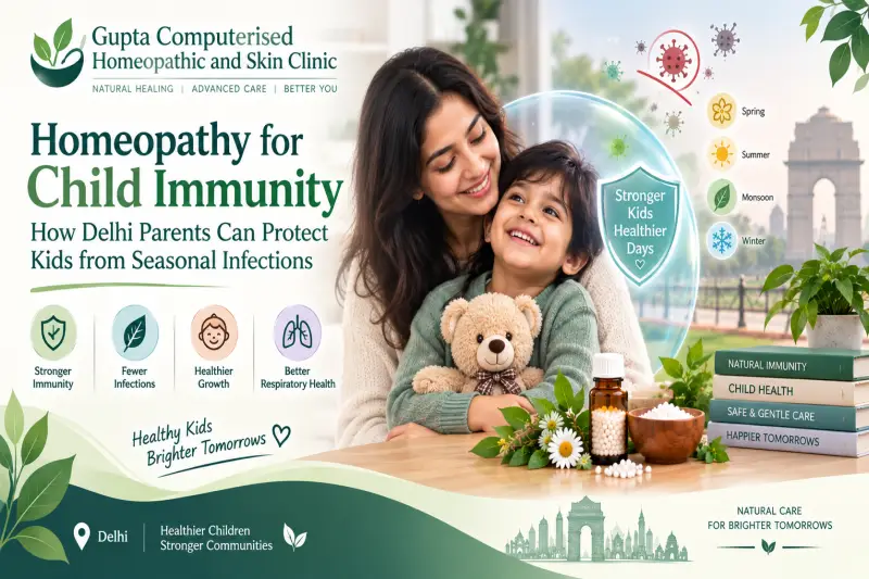 Homeopathy for Child Immunity: How Delhi Parents Can Protect Kids from Seasonal Infections
