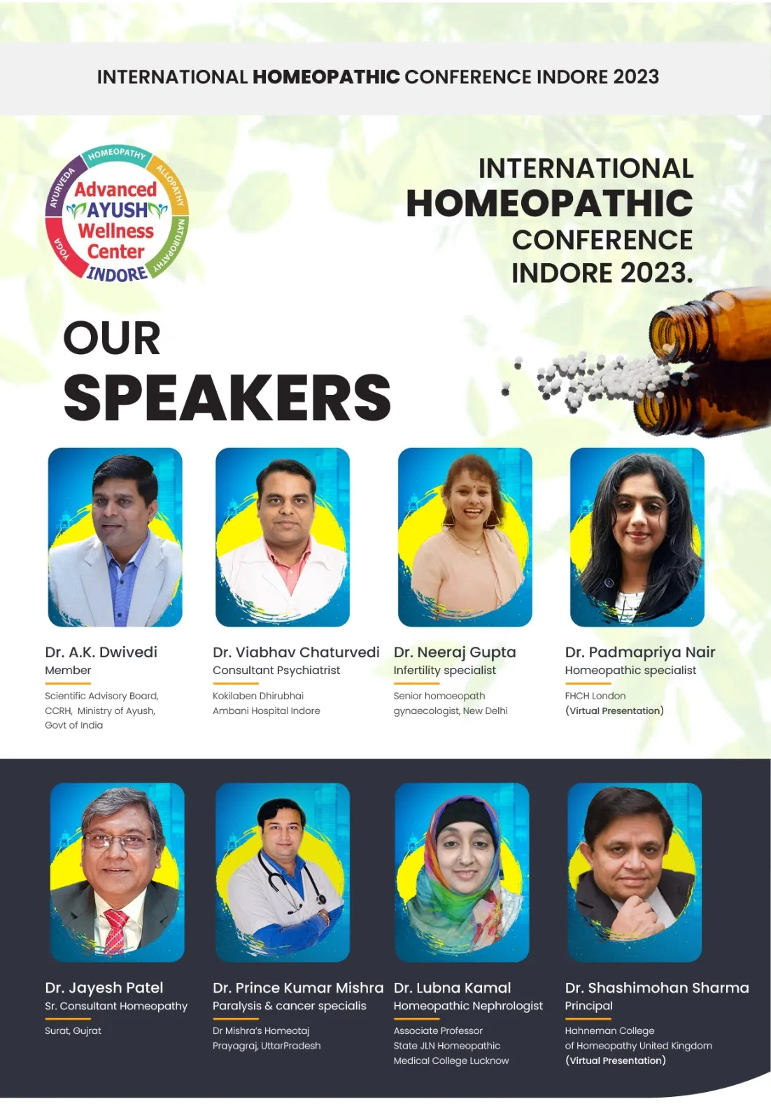 Invited Speaker — International Homeopathic Conference, Indore 2023